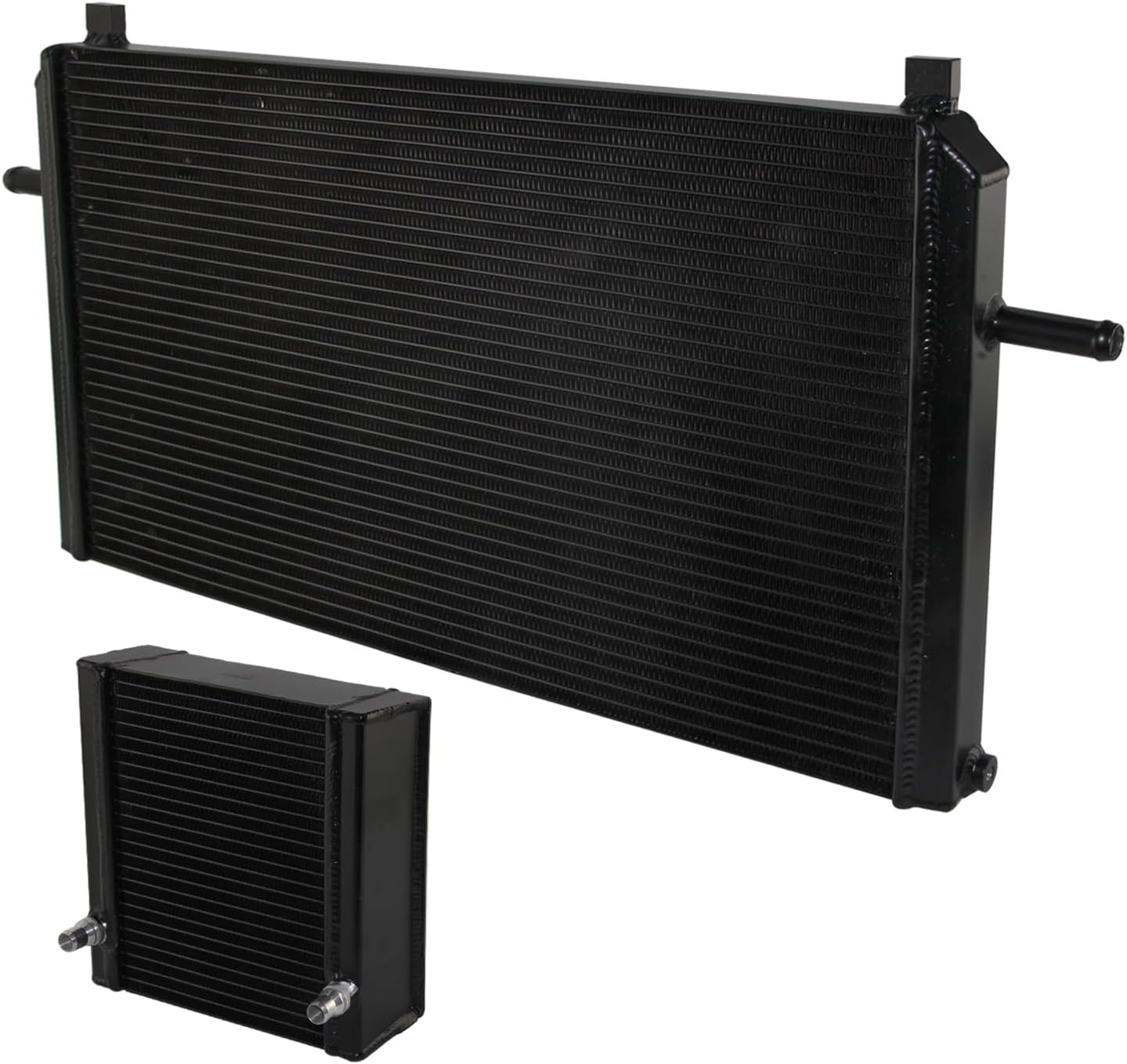 Amazon.com: PKSABB Tuning Side + Front Mounted Radiator Fits for ...