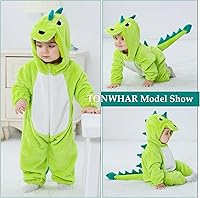 Vista 73 de TONWHAR Disfraz unisex de Halloween de animales para bebé y niño pequeño para otoño e invierno