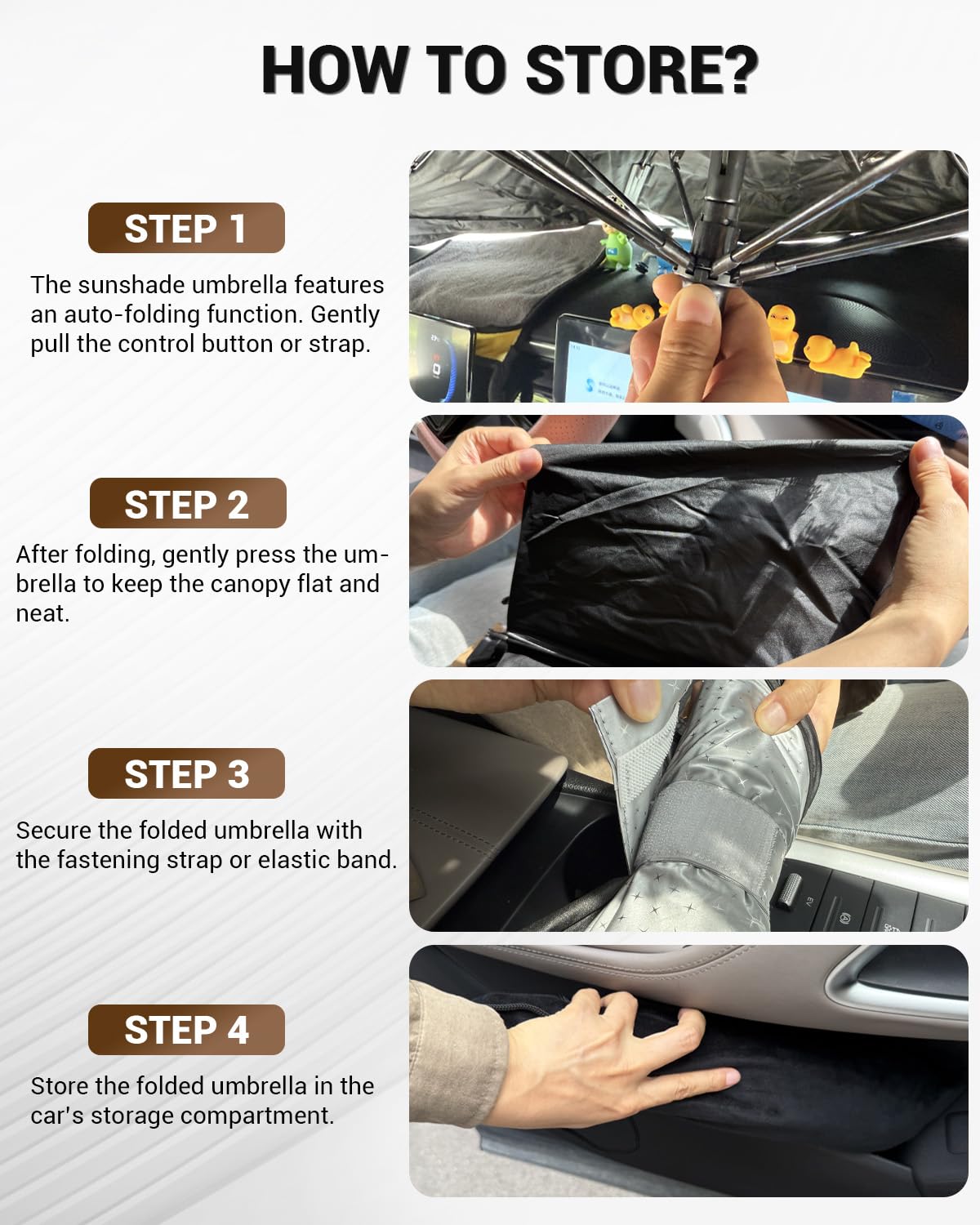 YEE PIN Paraguas parasol de alto rendimiento para coche de fibra de vidrio compatible con Renault Captur 1 2013-2019/2 2020-2025 Sombrilla parasol para coche, plegable, protección contra los rayos UV.