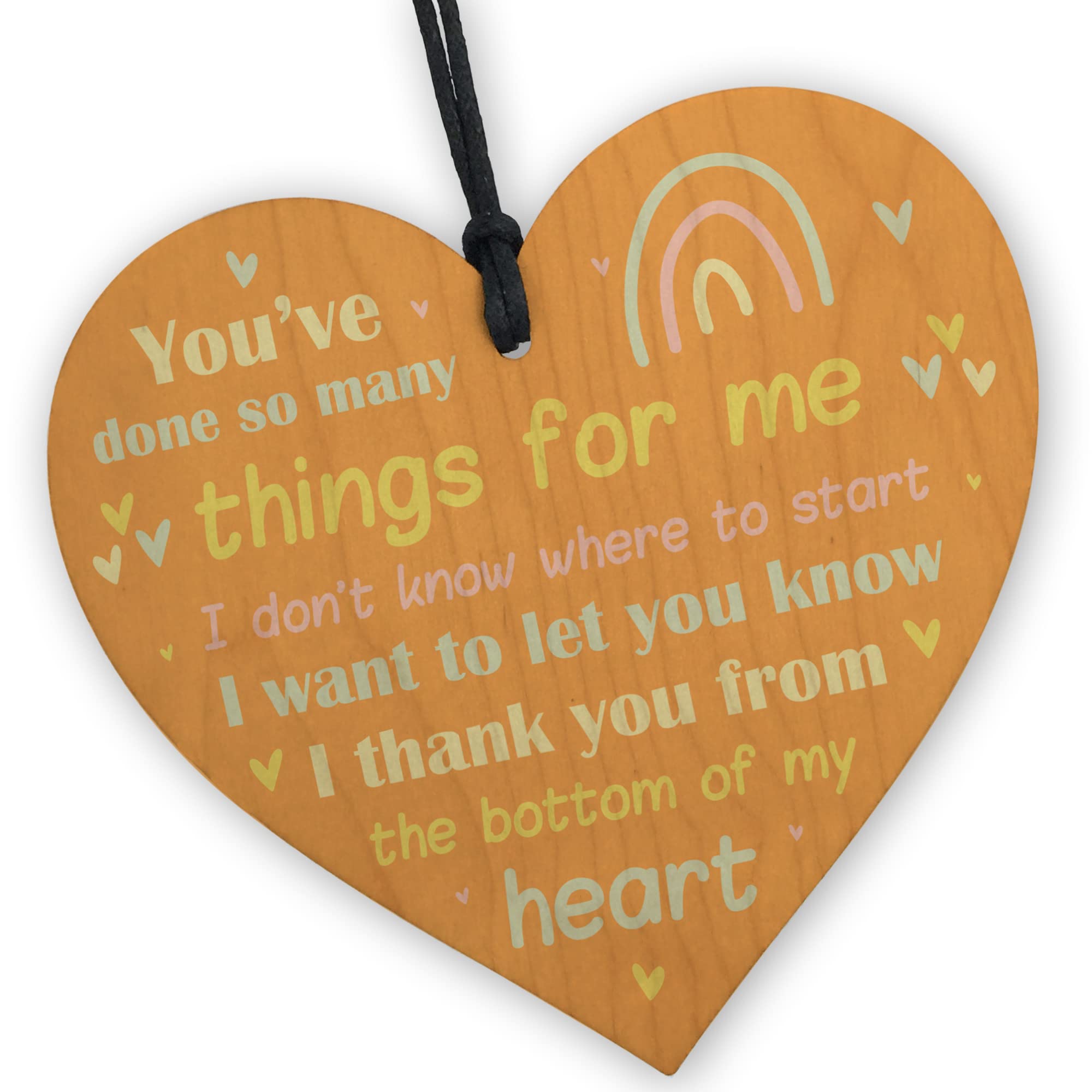 Red Ocean Special Thank You Friend Gift Heart Sign Teacher Gifts Friendship Gifts For Him Her Thank You Gifts For Men Women Mentor