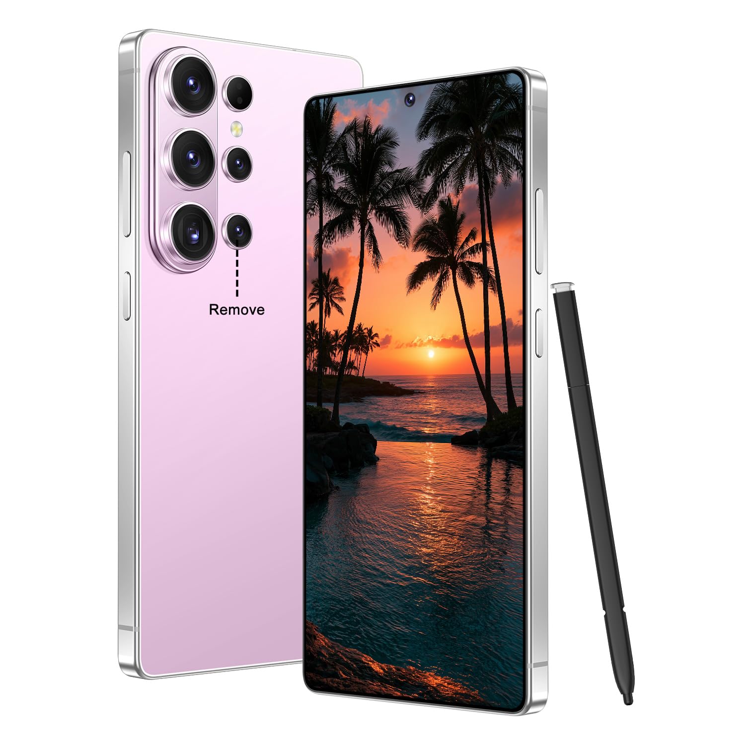 26 Ultra Unlocked Phone,16GB+512GB Mobile Phone (Pink)