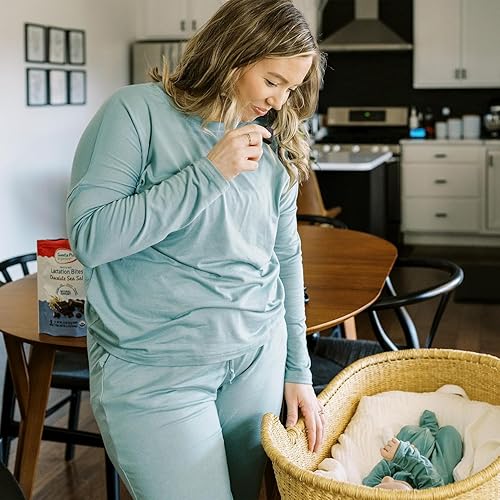 Miniatura 23 de Sweetie Pie Organics - Bocados de lactancia  Sal marina de chocolate, apoyo para la lactancia materna y aumento del suministro de leche materna, 0.9