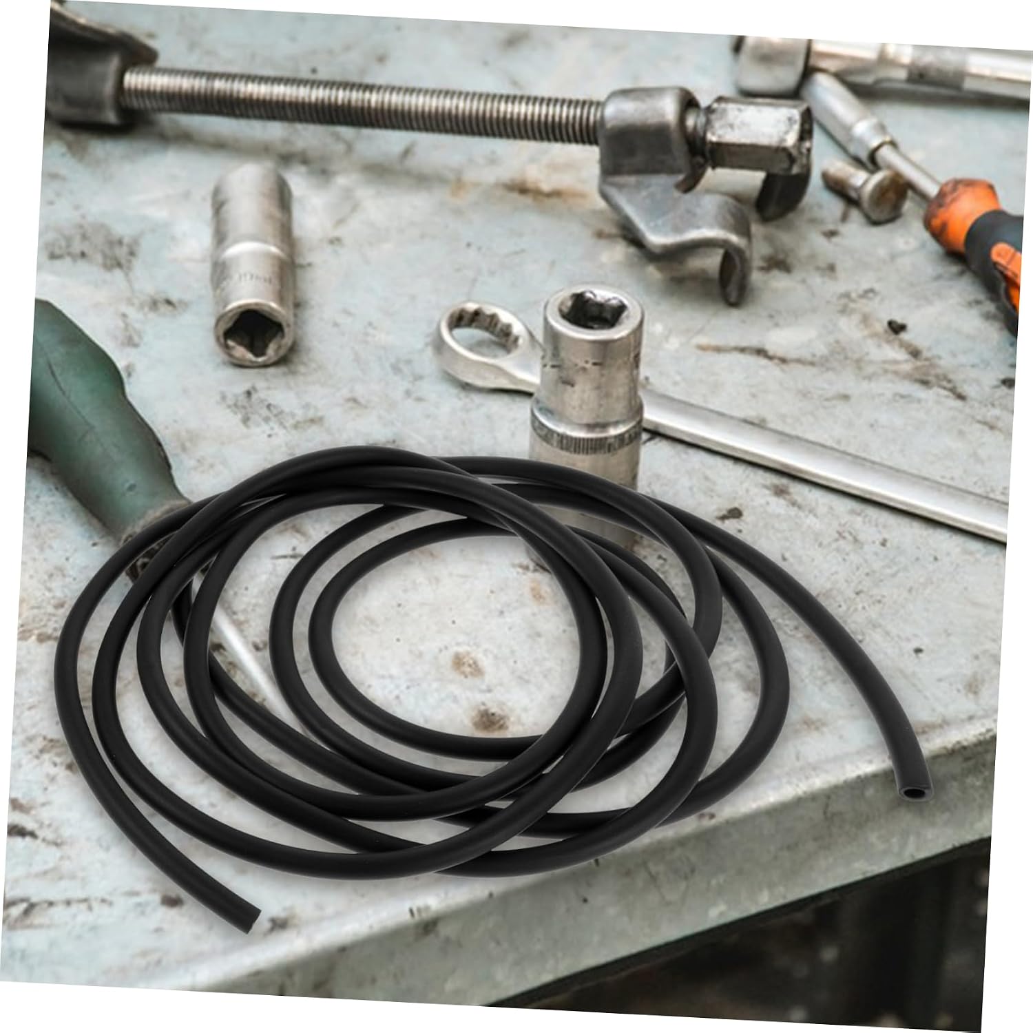 Mikinona Replacement Windshield Washer Hose Kit Rubber Hose with Washer Connectors Adapter