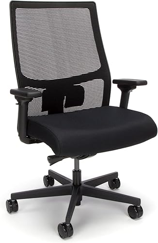 HON Ignition 20 - Silla de oficina ancha para personas grandes y altas silla de escritorio extragrande de 450 libras con base de acero reforzado