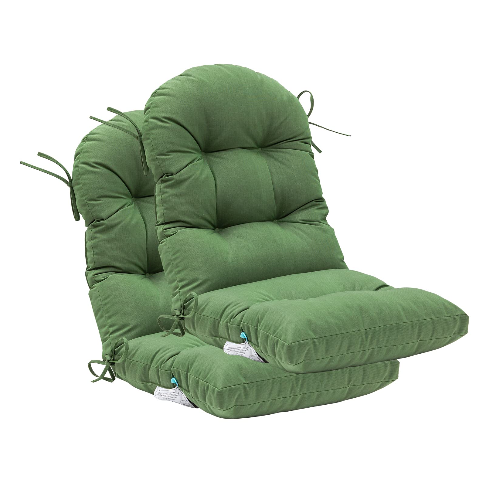 Adirondack Chair Cushions QILLOWAY High Back Chair Cushions For Adirondack  Chairs - All Weather Outdoor Seat Cushions (Set Of 2) Chaise Bercante  Exterieur, image size:1601x1601