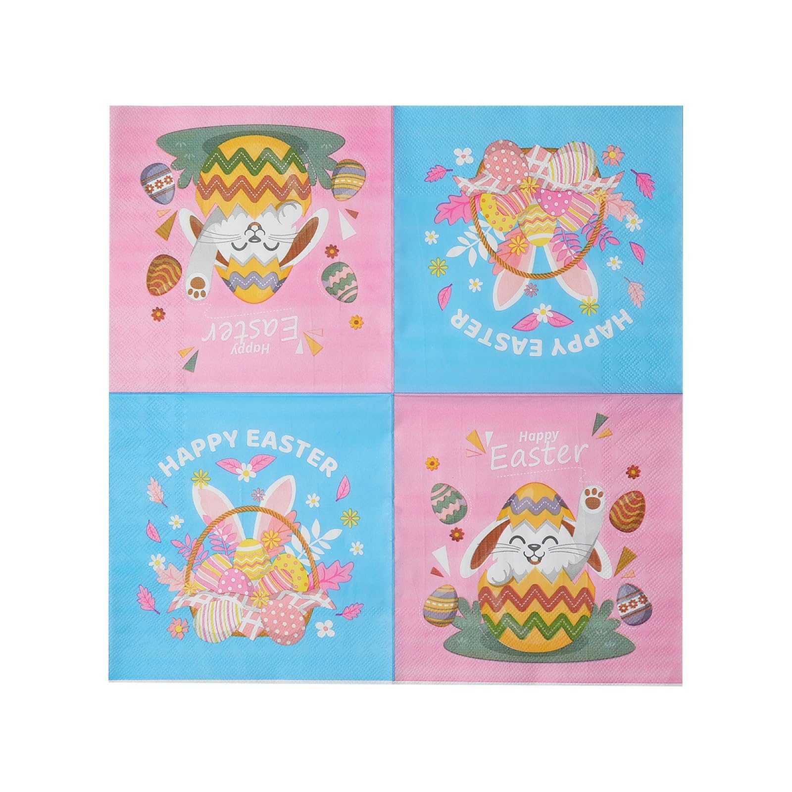 Serviette Papier Anniversaire Lapin Rose Serviette De Table Mariage Serviettes Papier Jetables Cocktail Jetables De Table Mariage Décoration Pour Partys Célébrations 30 Paquet(33x33cm)