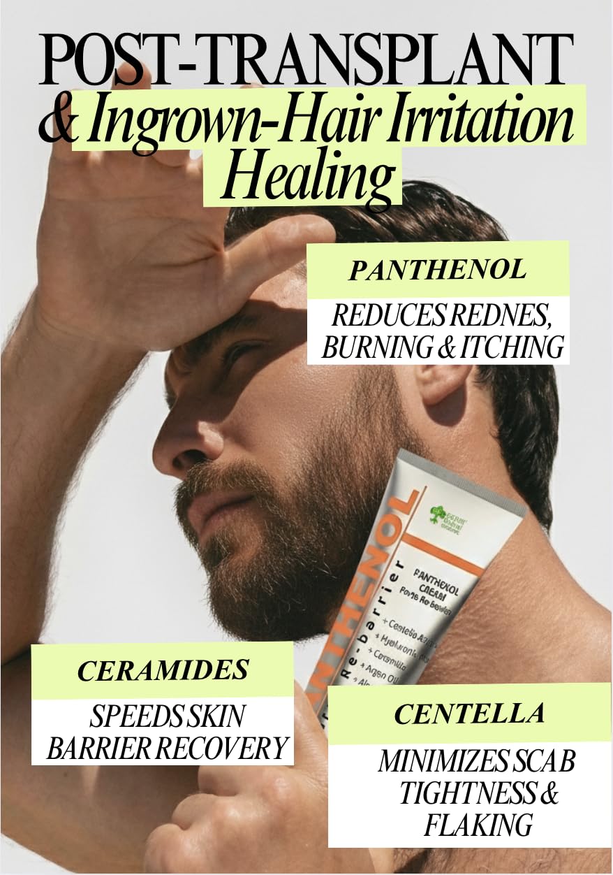 9% Panthenol Foam After Sun & Instant Redness Relief| Barrier Repair with Aloe & Hyaluronic Acid| Post Acne, Procedures, After Tattoo Care & Hair Transplant Spray | Baby & Sensitive Skin Safe