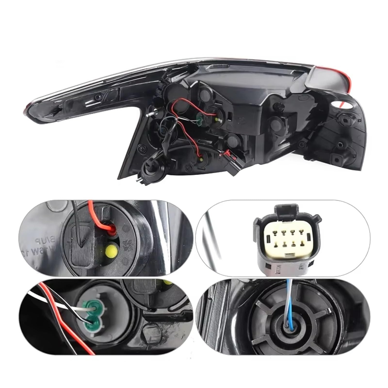 traseras Para Chevy para Trax 2024-2025 luz trasera de coche freno lámpara antiniebla conjunto 42865505 42865504 Luces de freno(bien)