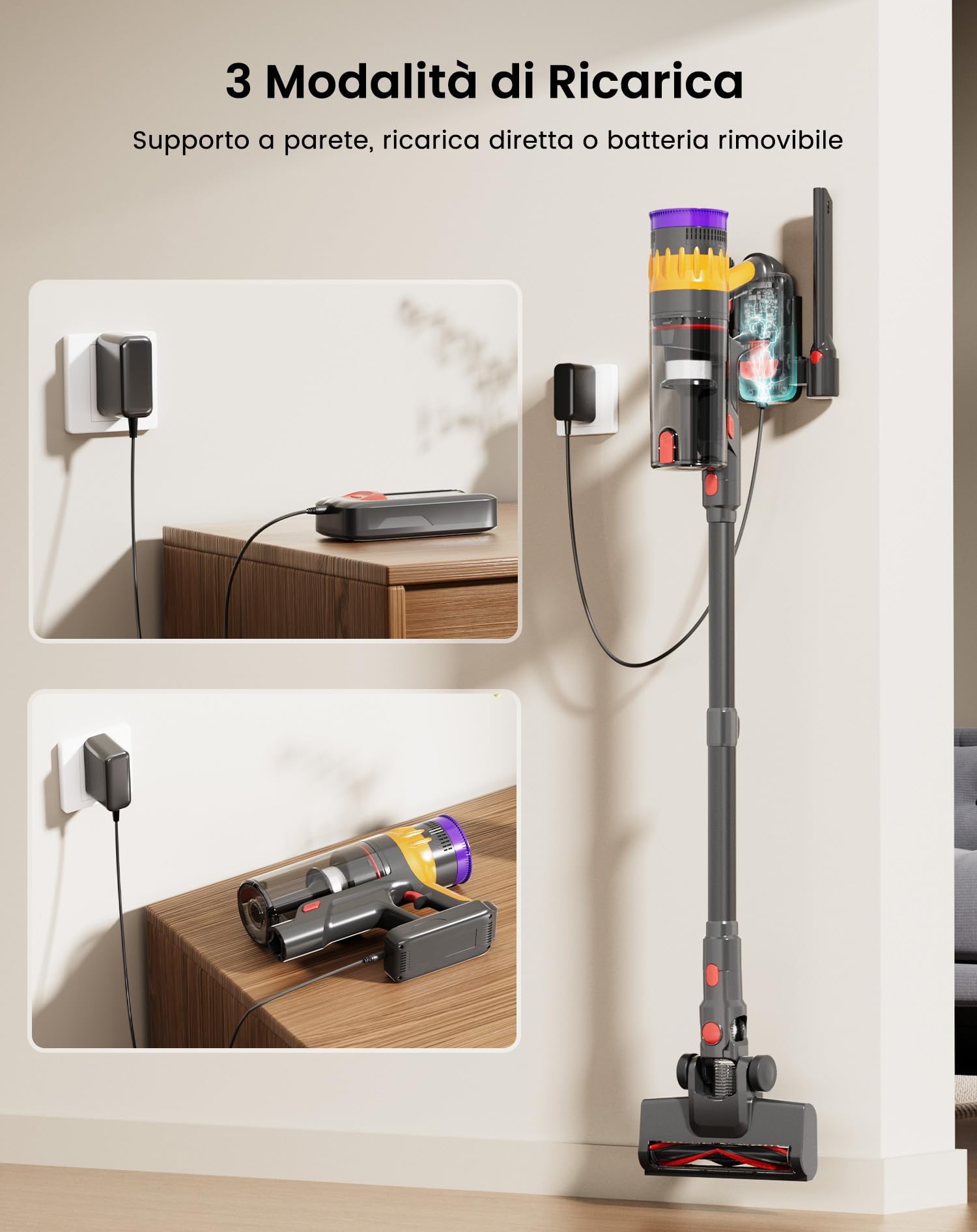 Lefant Robot Aspirapolvere, Giallo