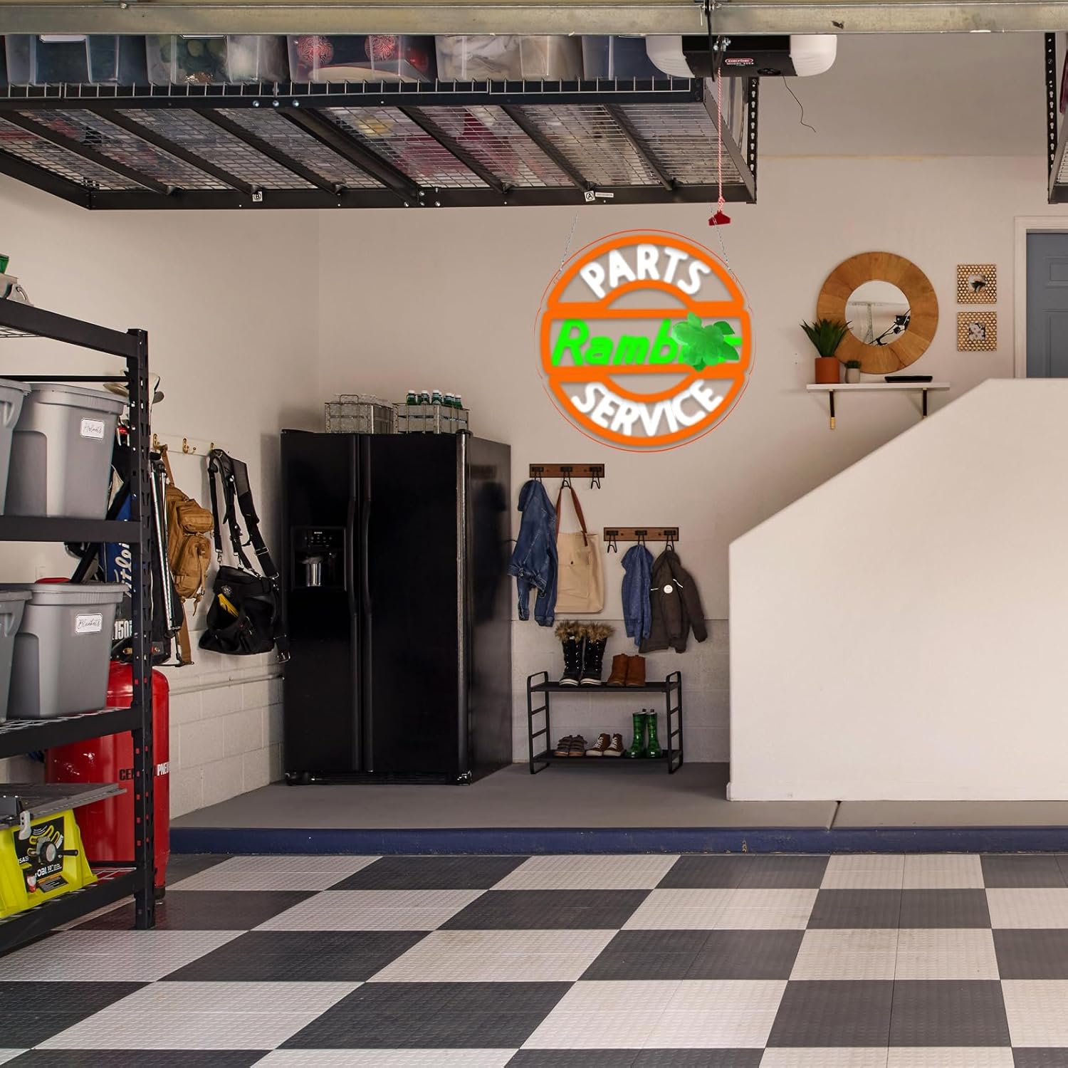 JFLLamp Garage Neon Signs for Wall Decor Car Neon Lights for Bedroom Led Business Signs Suitable for Man Cave Bar Pub Restaurant Christmas Gift - Image 6