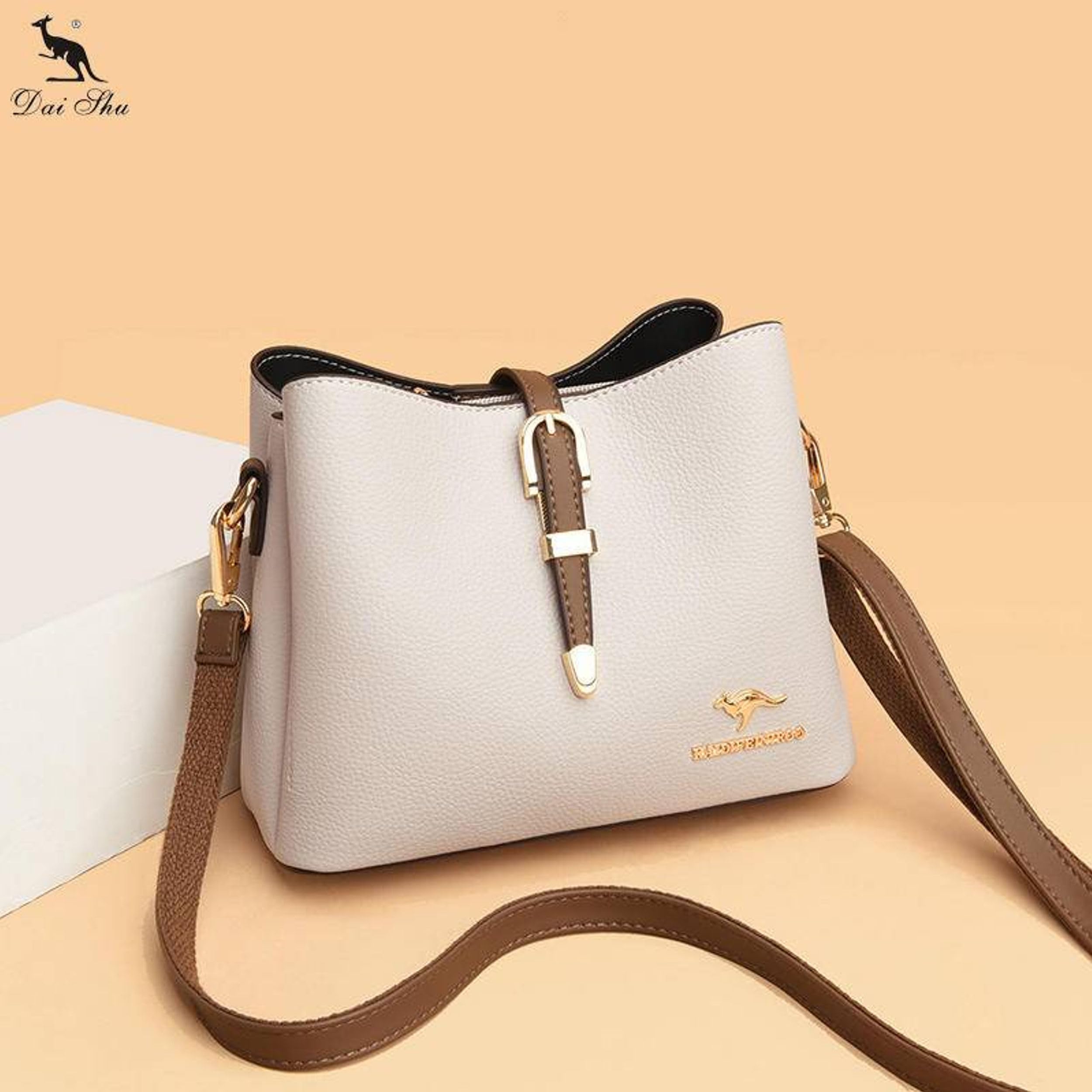 Quality Leather Bucket Bag For Women Small Bucket Purses For Ladies Modern Hobo Bags Womens Leather Bucket Bags