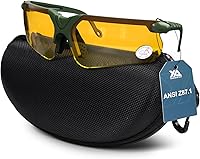 Vista 22 de Xaegistac Gafas de disparo con estuche Gafas de seguridad antivaho para cazadores para adultos