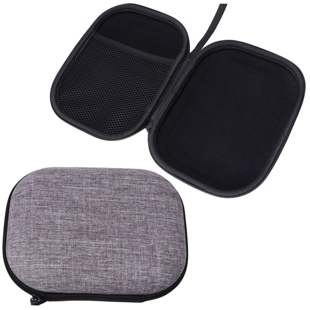Gadpiparty 3pezzi Borsa Per Cuffie Tessuto Cotone-lino Organizer Per Cuffie Compatibile Con Custodia Protettiva Shockproof Borsa Da Viaggio Leggera e Pratica