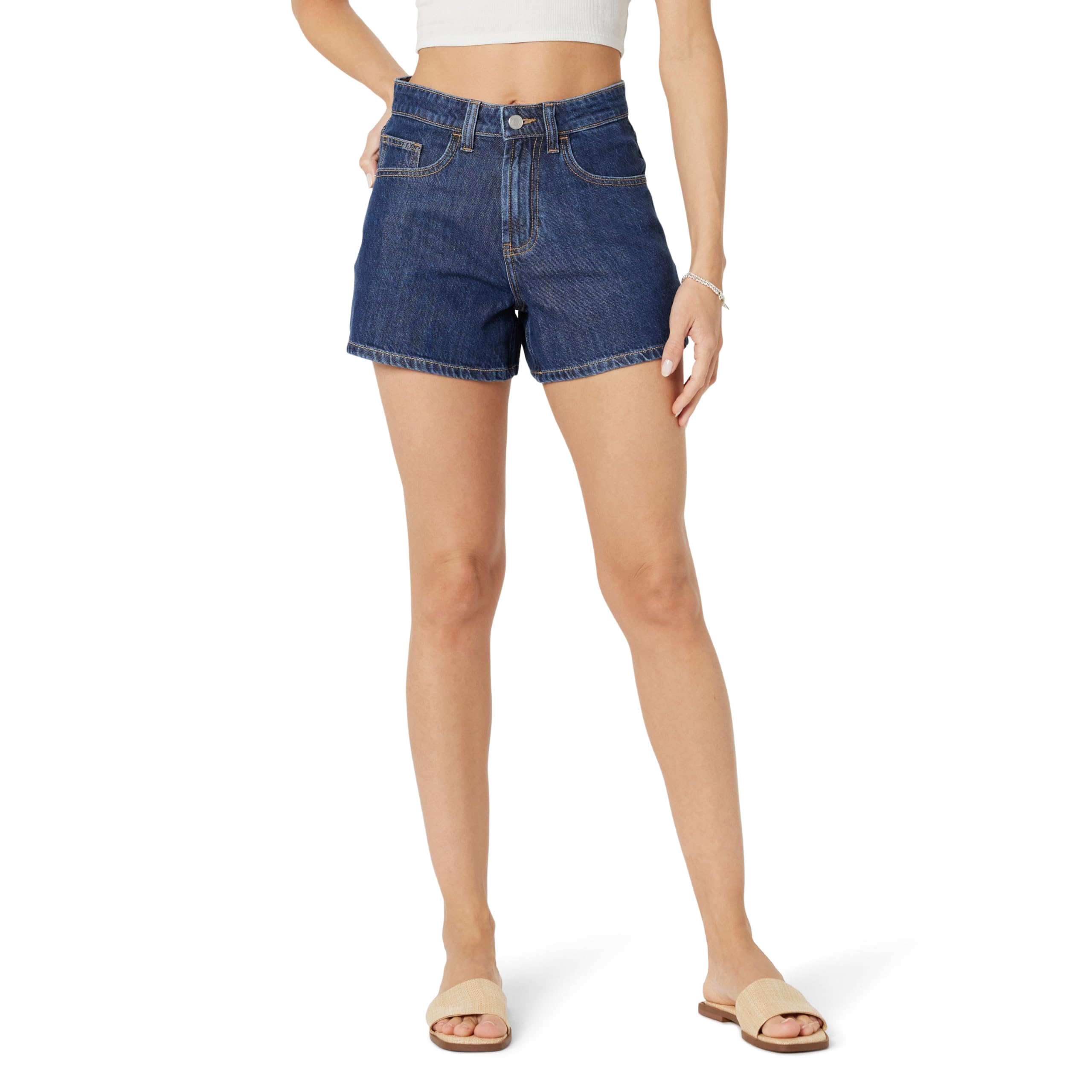 The Drop Women's Rowan Flared Denim Short