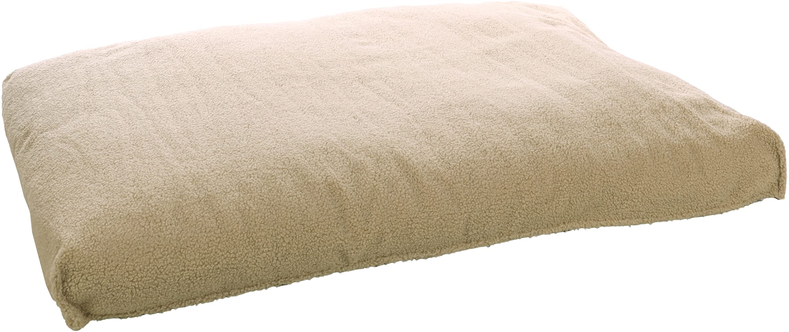 Coussin MIEKE RECTANGULAIRE déhoussable beige 100x70 pour un soutien optimal de 8cm d'épaisseur