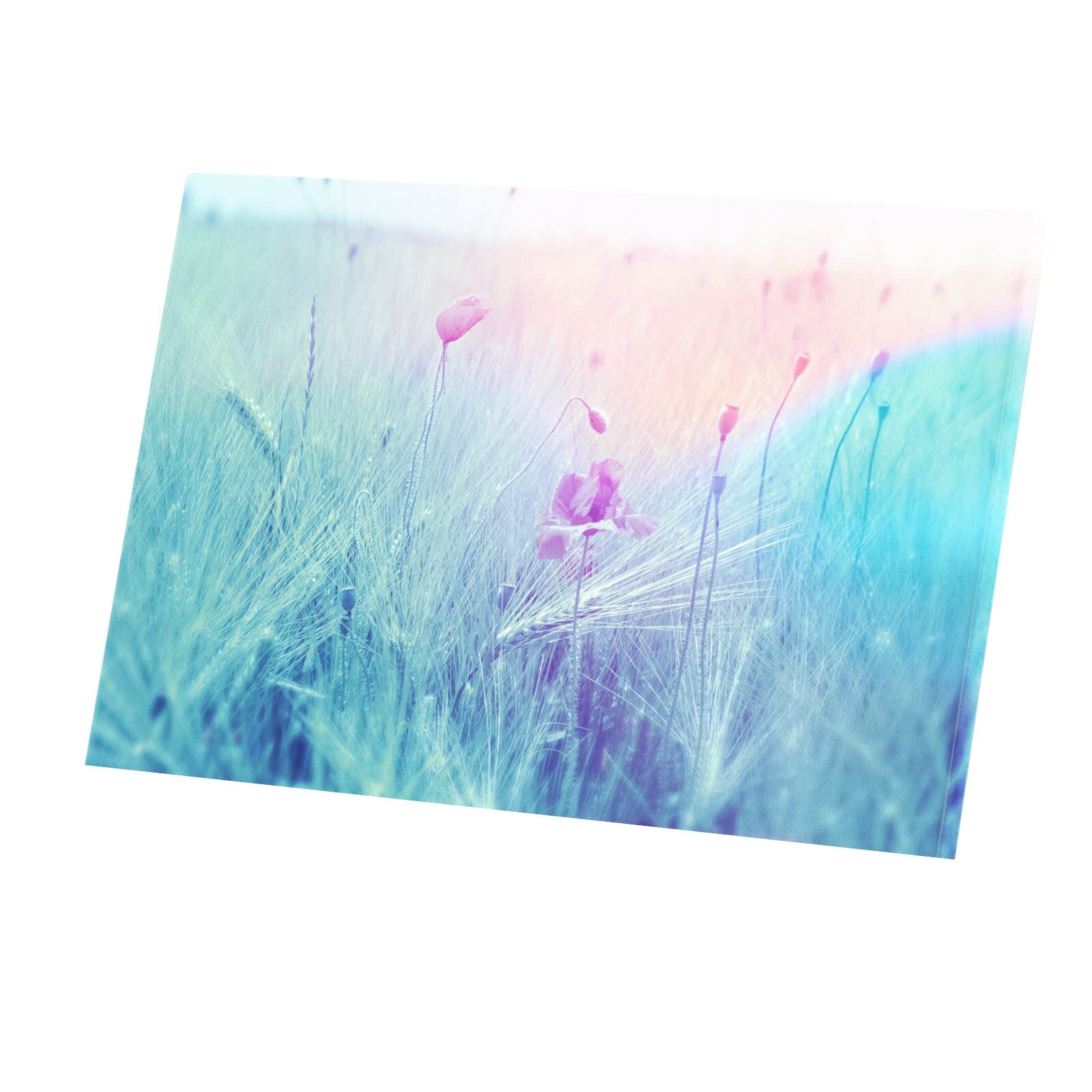 Tableau coquelicots toile imprimée nature champêtre 60x40 cm - 4