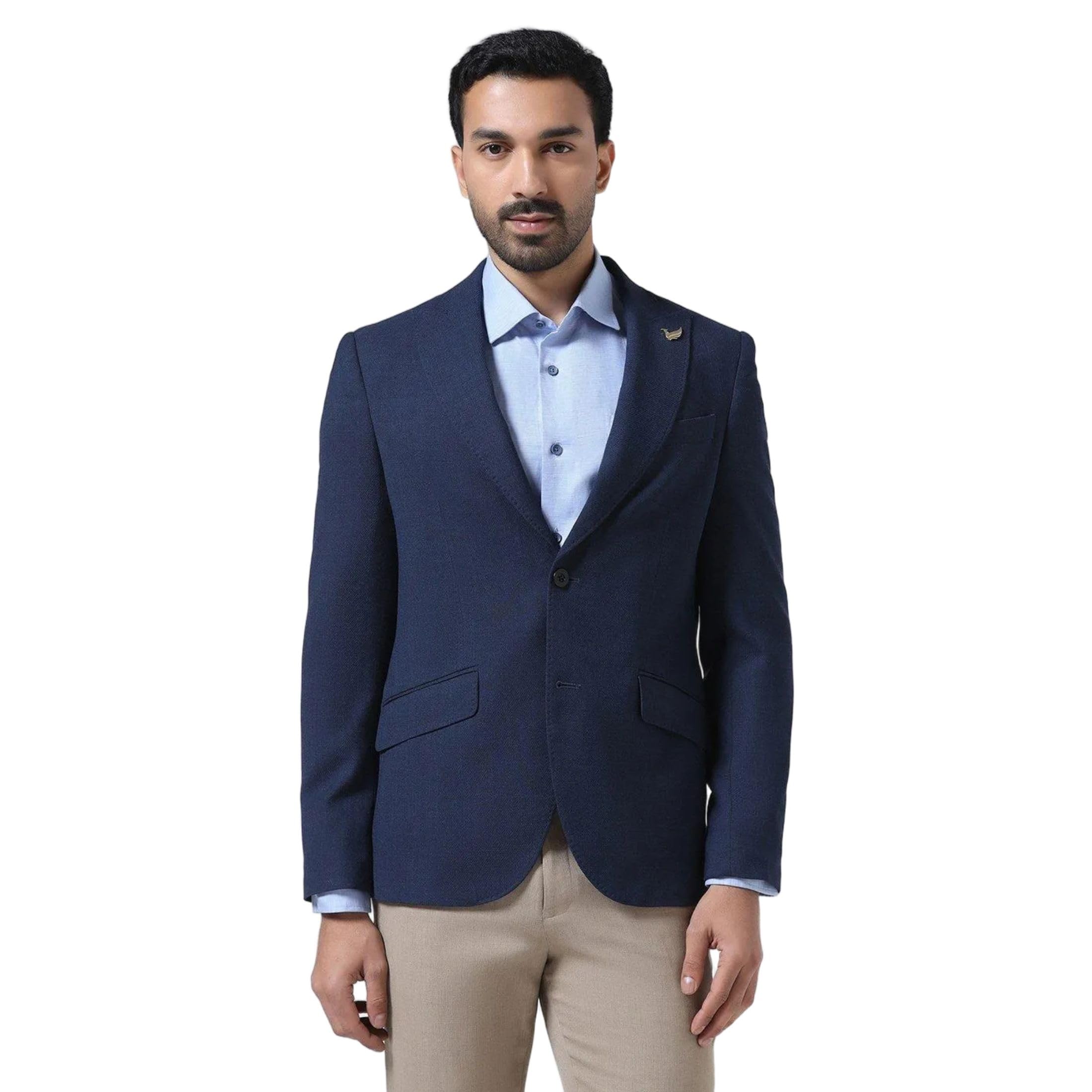 blackberrys Men Wool Solid Slim Fit Blazers-picture-11