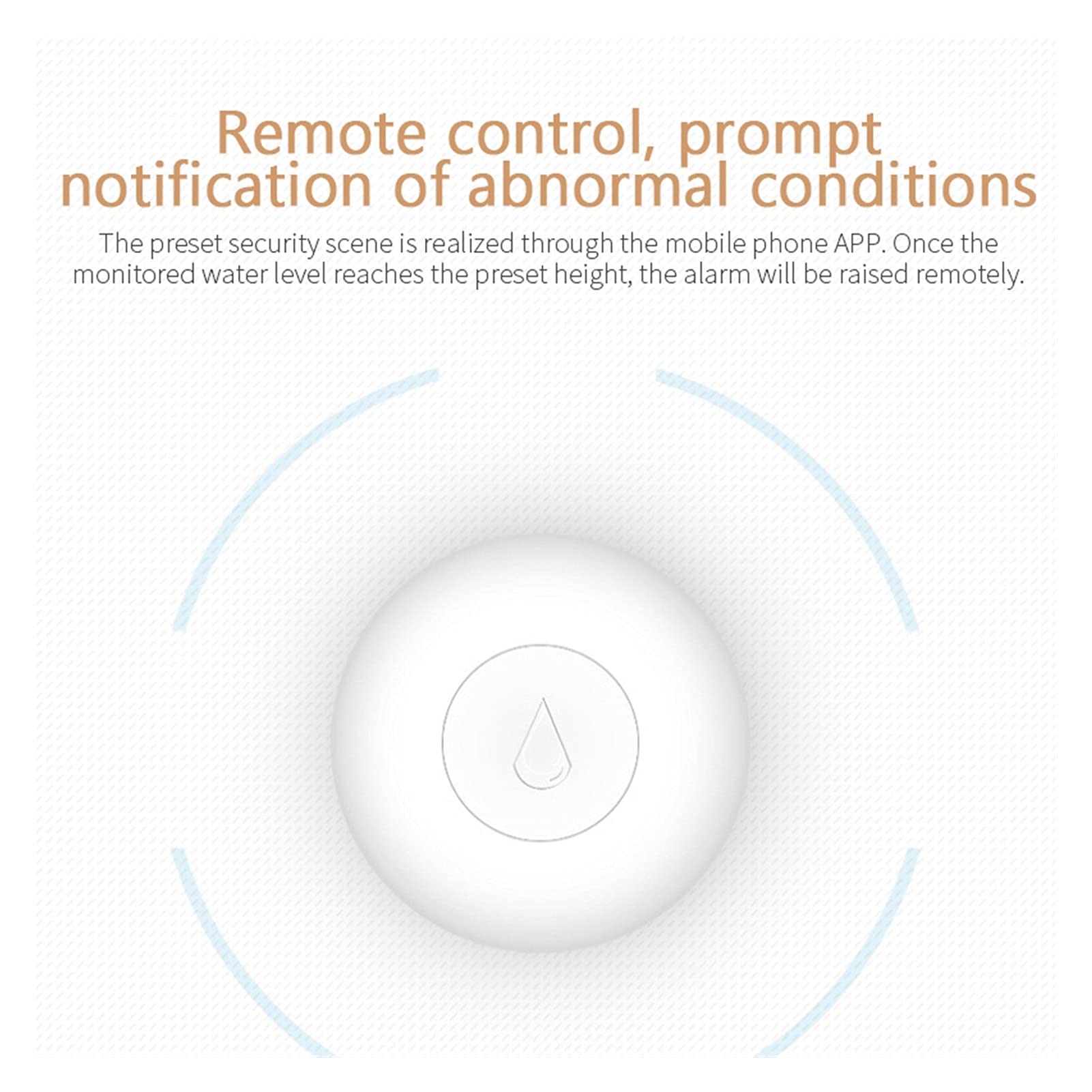 Siłownik liniowy, SMART HOME WODA Czujnik szczelności bezprzewodowej Wykrywacz powodziowy Wykrywanie wycieku Leakage Alert System alarmowy Przepływ wody(1pc)