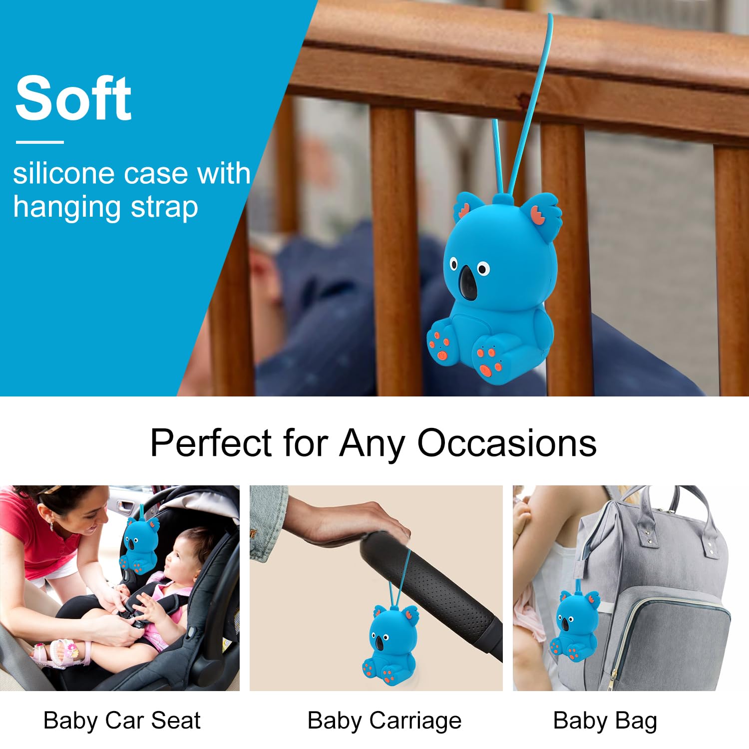 Baby White Noise Machine con altoparlante Bluetooth e timer, aiuto per il sonno dei bambini, suoni rilassanti per la scuola materna, viaggi, culla e in viaggio