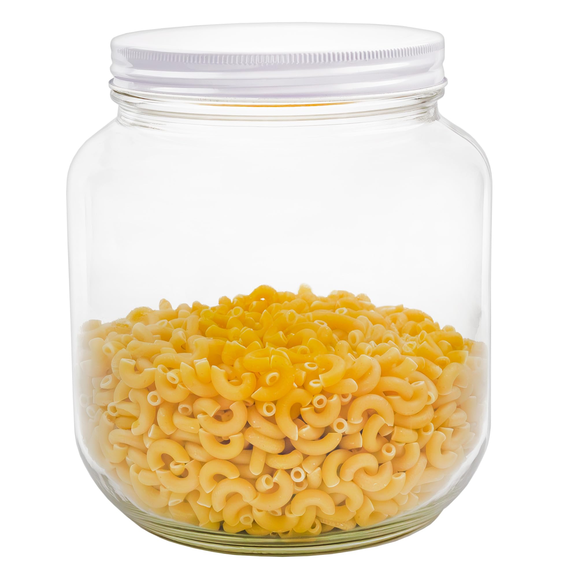 Amazon.com: Cornucopia Brands 64oz Clear Wide-mouth Glass Jar, BPA