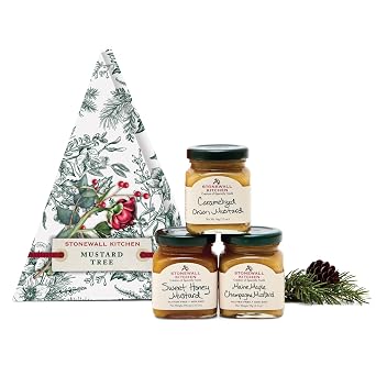Stonewall Kitchen Holiday Mustard Tree Gift Box