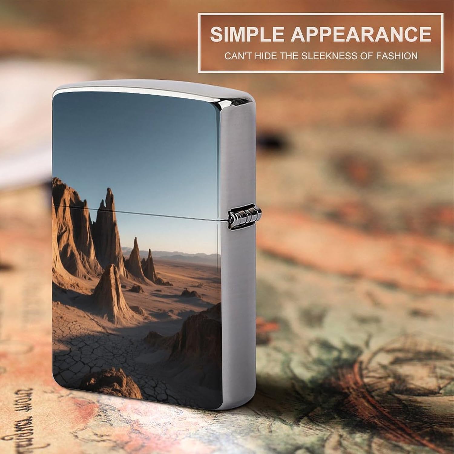 Black Rock Desert Lighter Case Cover Holder Lighter Sleeve