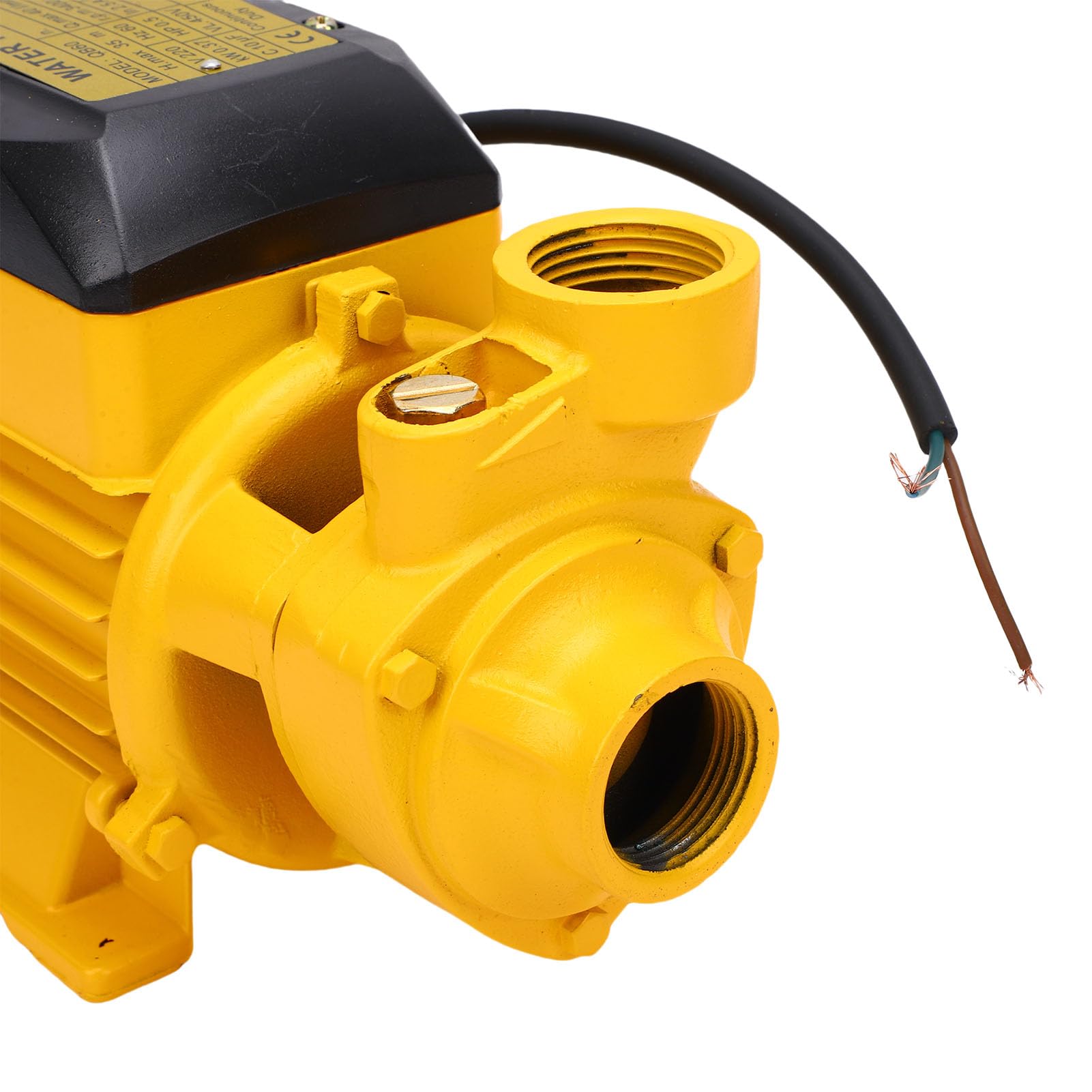 SEAFRONT Pompa Centrifuga Acqua 650W, Portata 40L/min, Prevalenza 35m per | Ingresso e Uscita NPT da 1 Pollice, Struttura in Ghisa e Lega di Alluminio, Doppio Cuscinetto a Sfere per Funzionamento