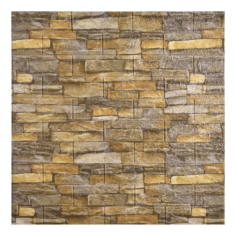 StylishWalls Brick Wallpaper for Walls 3D (10 Pcs) Foam Wall Paper Sticker I Self Adhesive Panel I Peel & Stick 3D Wall Tiles for Wall Decor (Stone Red Multi, 10 Pieces of 70 X 77 cm Each) (B08ZD2V8RZ) Amazon Price History, Amazon Price Tracker