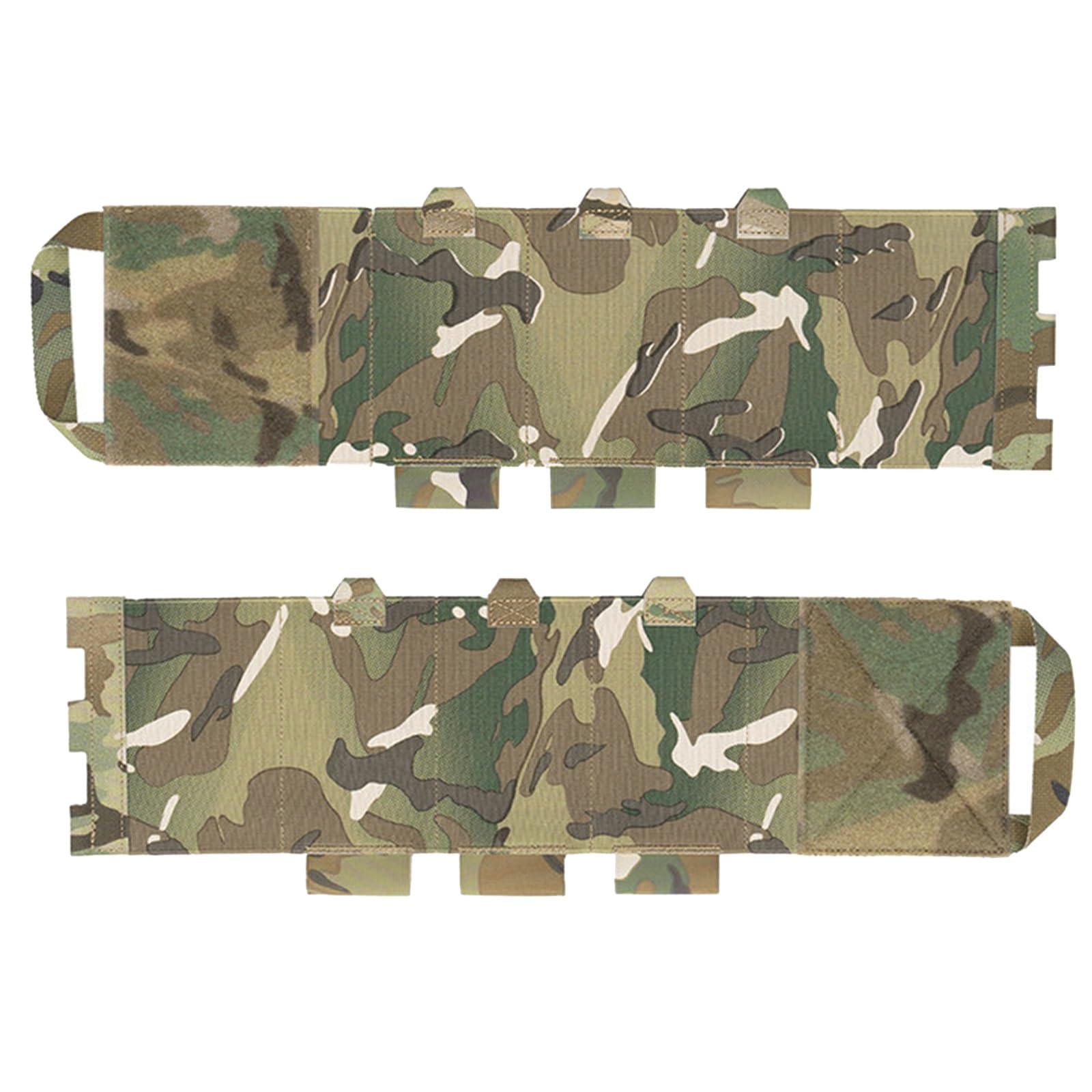 Cintura Laterale Tattica Sgancio Rapido, Fascia Elastica con Sistema MOLLE | Compatibile con caricatori calibro 5,56, design a cintura ventrale, nylon 500D, fissaggio con velcro, per LV119