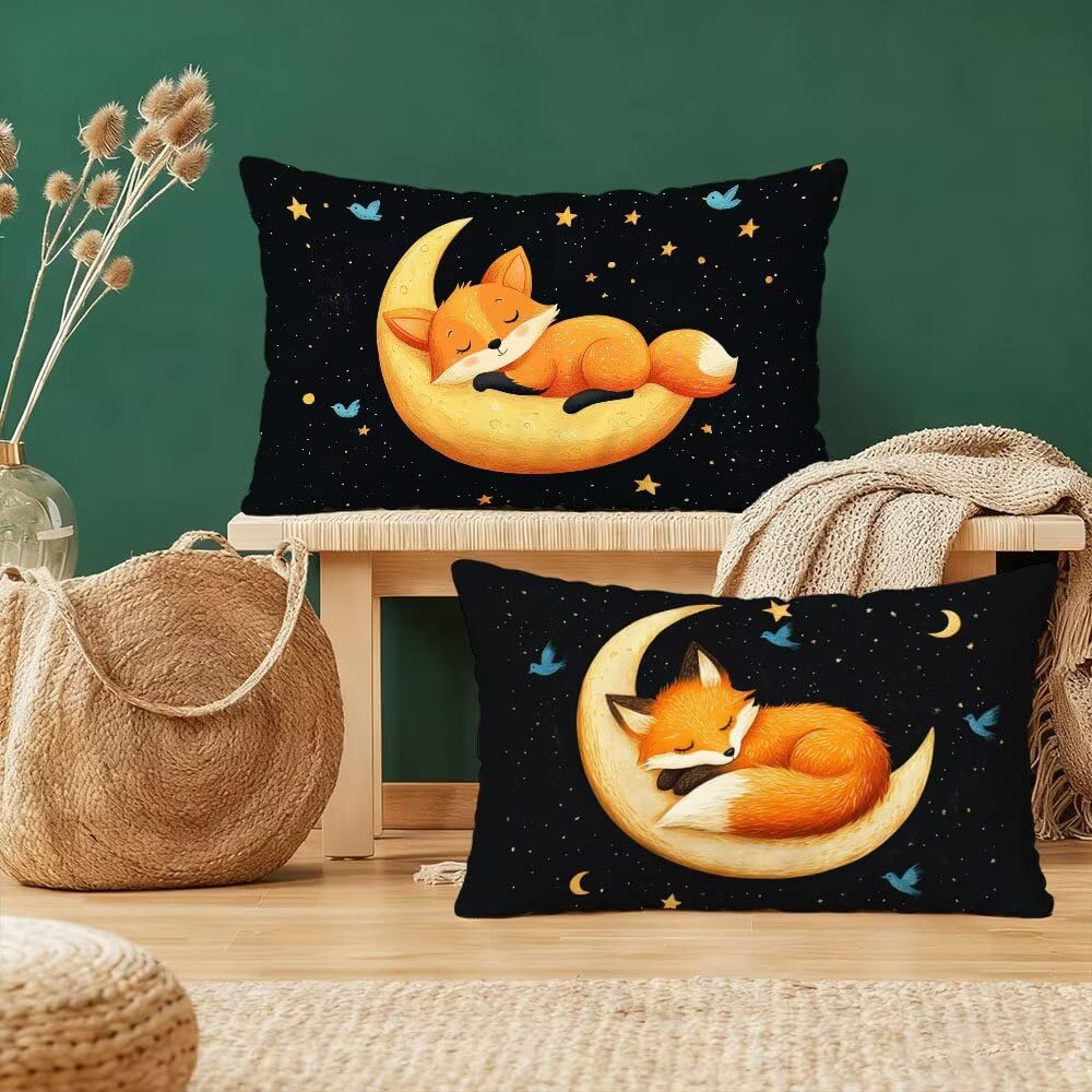 Taie d'oreiller 40x80cm orange en velours doux pour apaiser vos moments de détente
