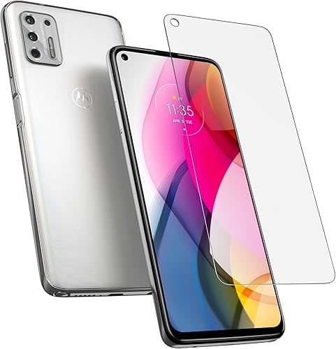 Miniatura 35 de Motorola Protector de pantalla para Moto G Power (versión 2021), resistente vidrio templado 9H, antihuellas dactilares, antiarañazos, antimanchas