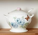 Lenox 892532 Butterfly Meadow 2-Piece Tureen & Ladle Set