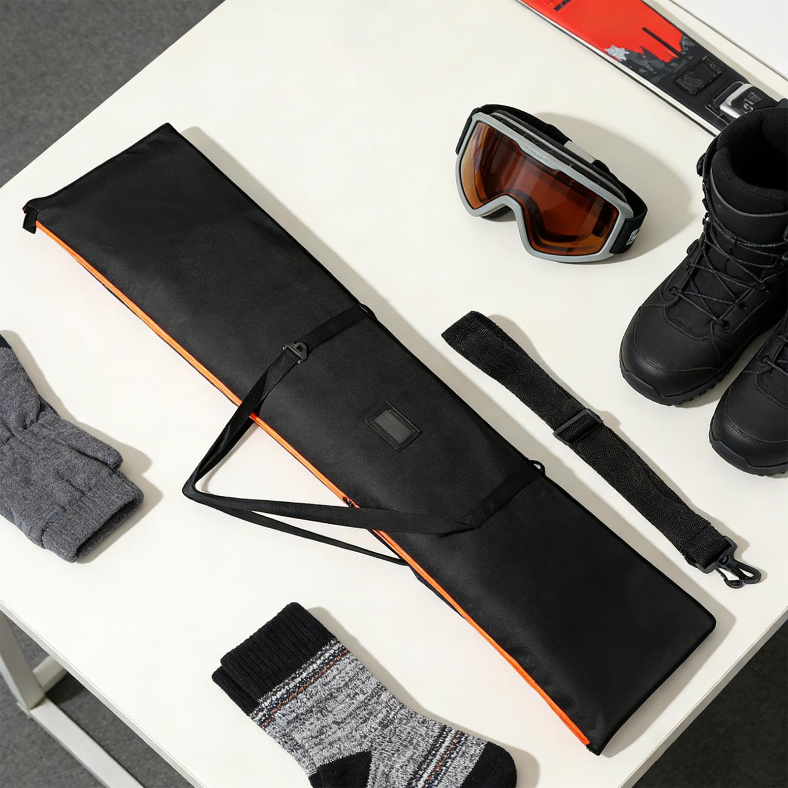 Borsa da Sci,Borsa di Stoccaggio Attrezzatura Impermeabile Sport E Gear,Borsa di Trasporto Snowboard per il Trasporto - per Uomini Donne e Giovani Formazione e Competizione