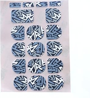 AZERON Button Anti-Slip Grip Tape – Compatible with Compact Gaming Keypad Keys – Upgrade Your Keypad (Black and White)