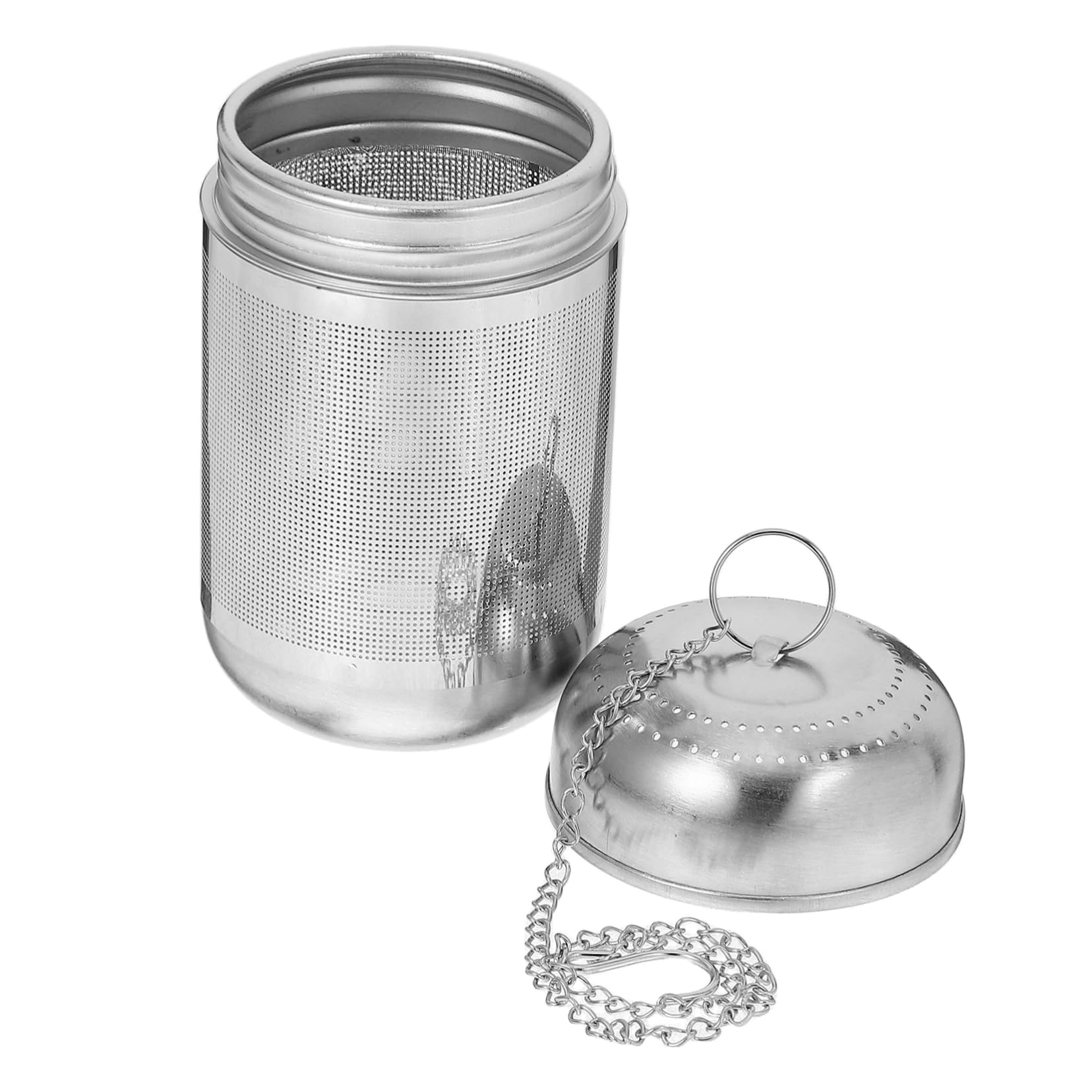 OFFSCH Steel Fine Mesh Seasoning Ball Tea Ball Anti-drop Hook Household Tea Infuser