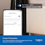 TP-Link 𝗧𝗮𝗽𝗼 Smart Plug Wi-Fi Mini, Energy Monitoring, Compatible with Alexa & Google Home & Samsung SmartThings, Timer, 15A/1800W Max, ETL Certified, 2.4G Wi-Fi Only, Tapo P115(4-Pack)