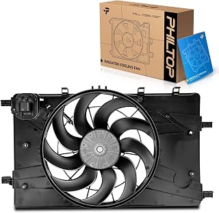 PHILTOP 620658 Radiator Cooling Fan Assembly for 2011-2015 Cruze 1.4/1.8L