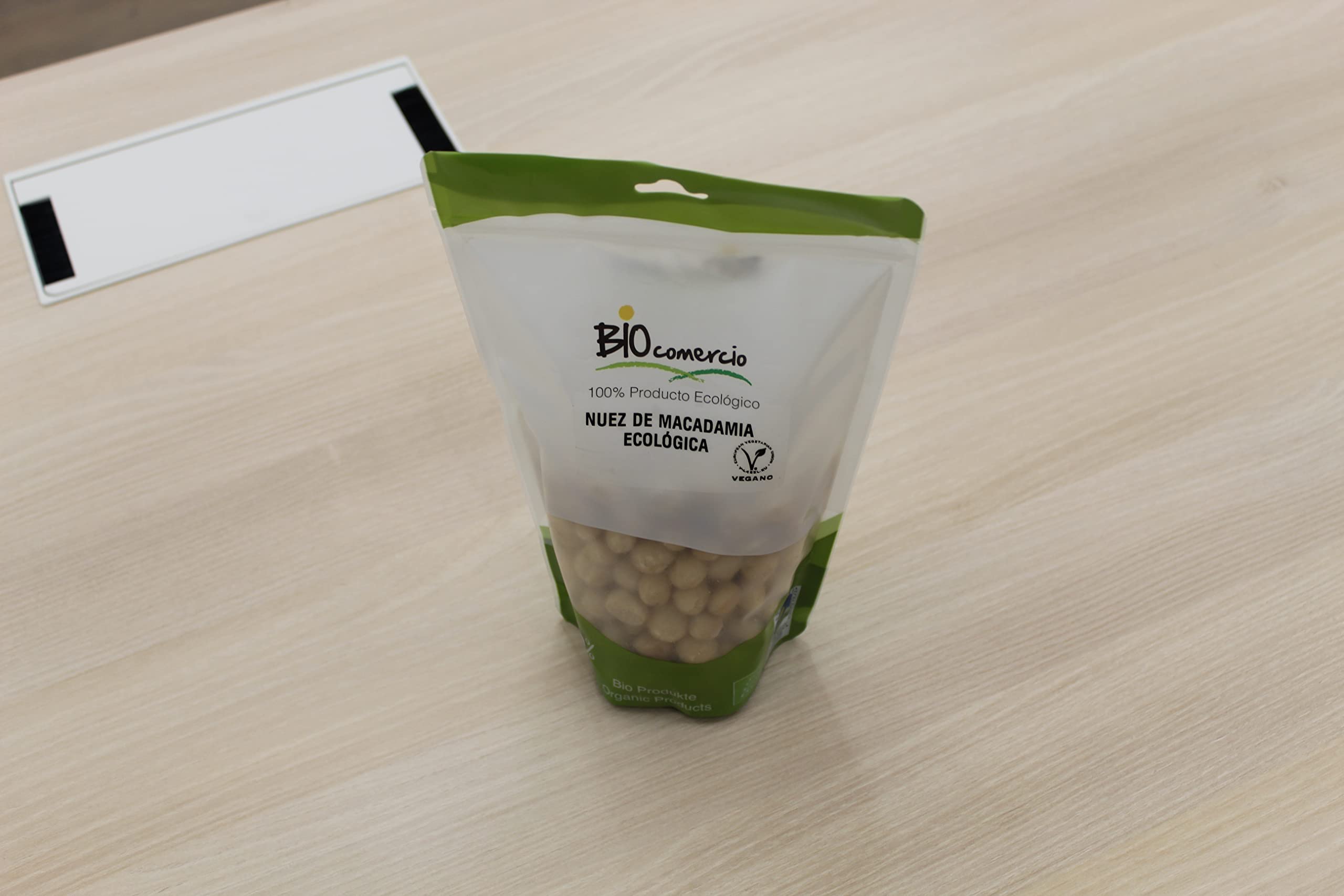BIOCOMERCIO | Nueces de macadamia ecológicas | nuez de macadamia orgánica | 500 gramos | Nueces enteras | Frutos secos | Producto ecológico y orgánico | BIO