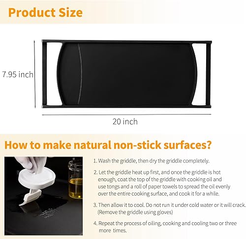 Miniatura 2 de 316499902 Piezas de repuesto para parrilla Frigidaire, placa superior de plancha Kenmore, piezas de cocina de gas de hierro fundido, plancha central