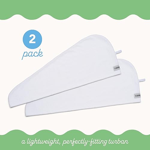 Vista 12 de Turbie Twist - Toalla de microfibra superabsorbente para el pelo (2 unidades)