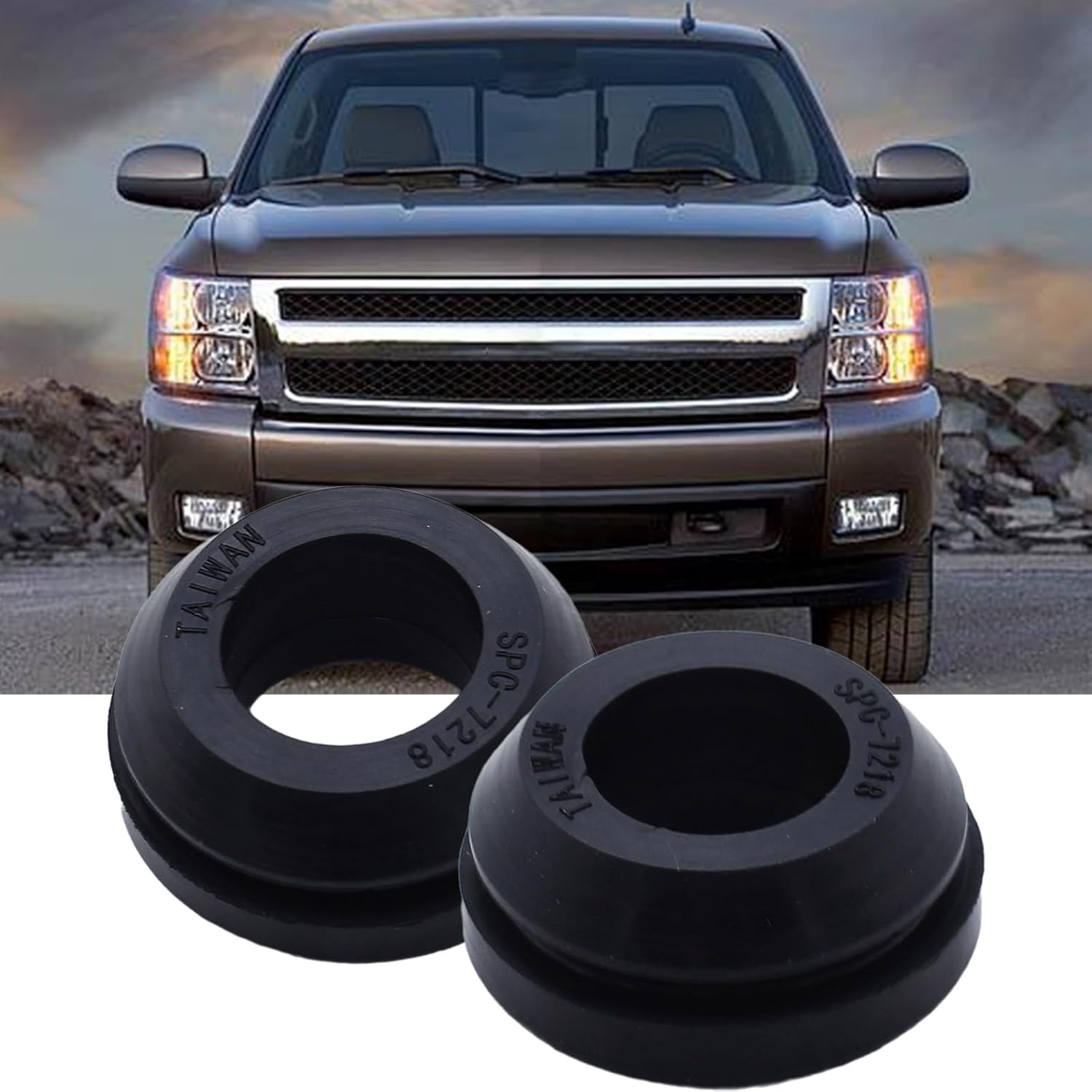 2pcs Engine Replacement Accessory Rubber Breather Grommets Valves Covers Washer Gasket High Temp for Automotive Gasket