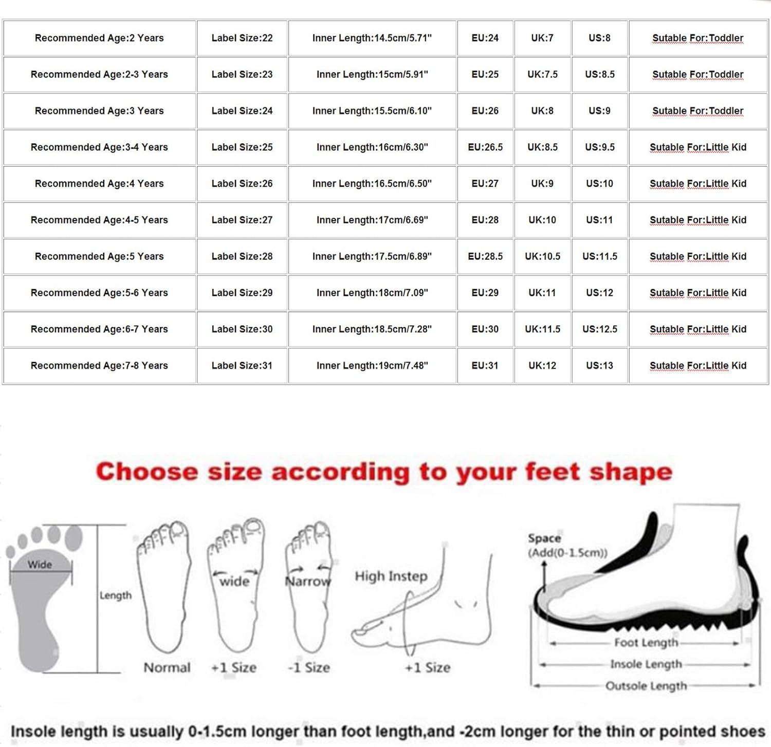 WICVIK Infant Baby Girls Shoes PU Leather Loafers Non-Slip Classic Rubber Soft Sole Casual Shoes Kids Girls Walking School Uniform Wedding Dress Shoes 2-8 Years : Clothing, Shoes & Jewelry