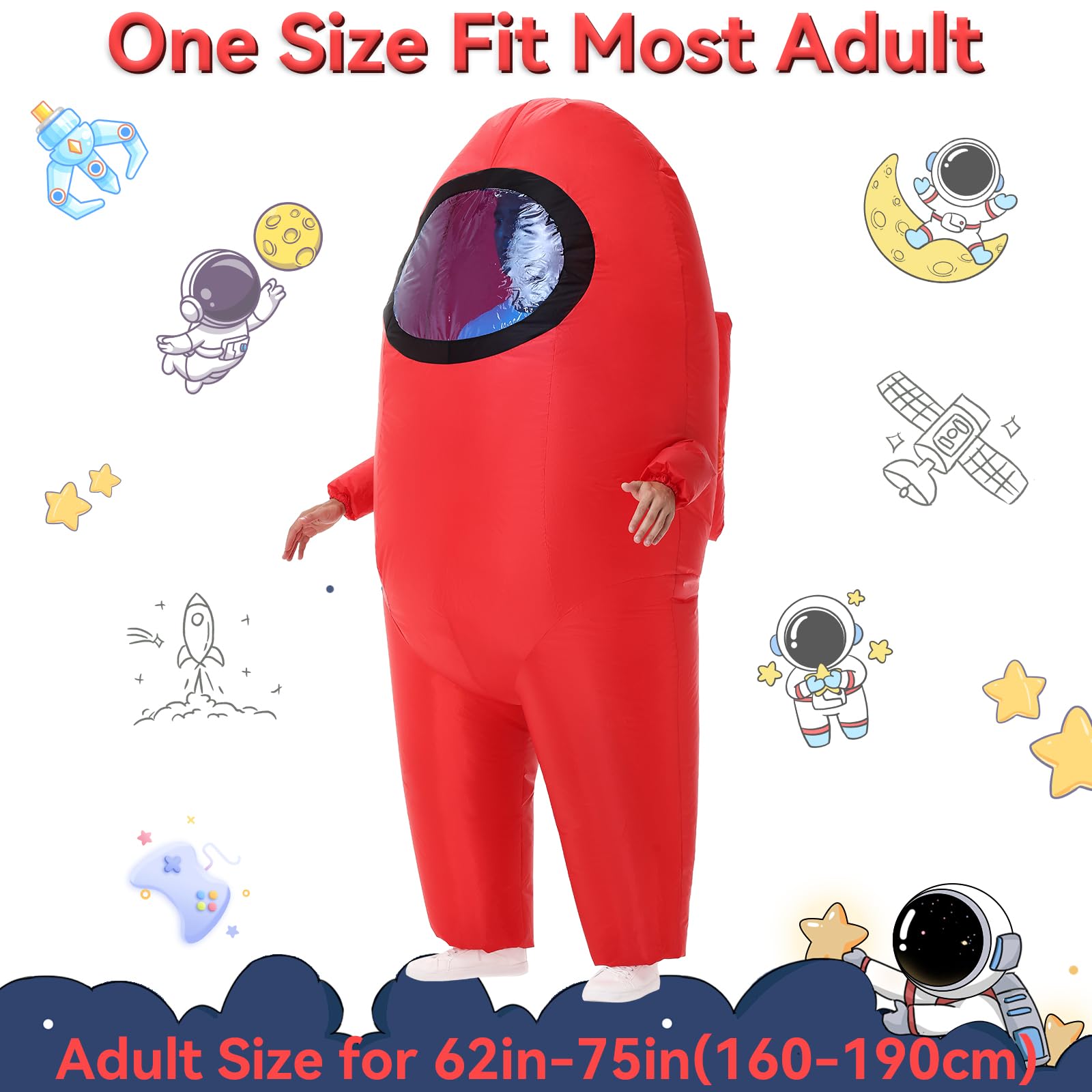 Spinosaurus Inflatable Space Costume for Adult Inflatable Costume Blow Up Halloween Costumes Spacesuit Costume for Woman Men - Image 3