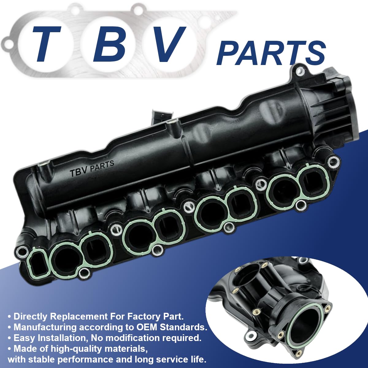 Collettore di Aspirazione con Sensore e Kit Guarnizioni per Motori 1.6 Multijet/JTDM – Riferimenti OEM 55211876 55214435 55229188 55231272 55243670 55259084