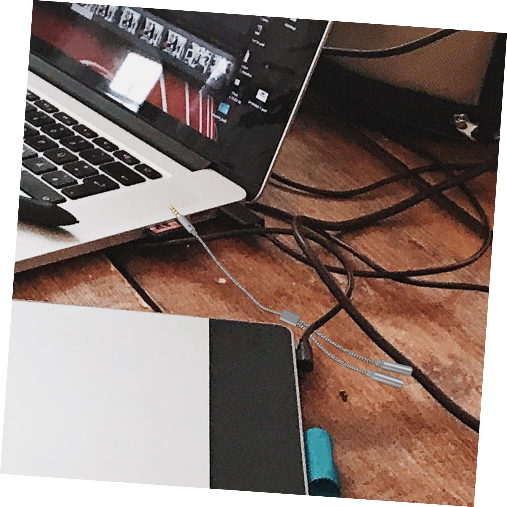 SHINEOFI Cable Adaptador para Auriculares Y Micrófono 12 Unidades Divisor De Auriculares Y Micrófono Extensión Estéreo Divisor De De 35 Mm De Audio