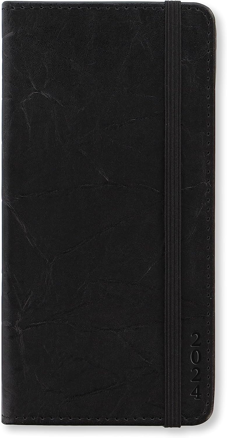 Letts Sovereign Slim week to view 2024 diary - black