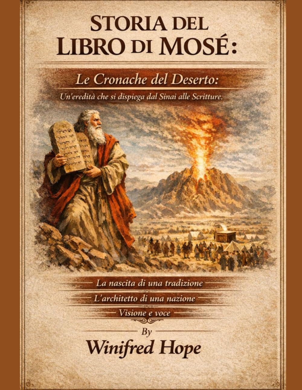 STORIA DEL LIBRO DI MOSÈ:: Le Cronache del Deserto: Un'eredità che si dispiega dal Sinai alle Scritture: La nascita di una tradizione, L'architetto di una nazione, Visione e voce