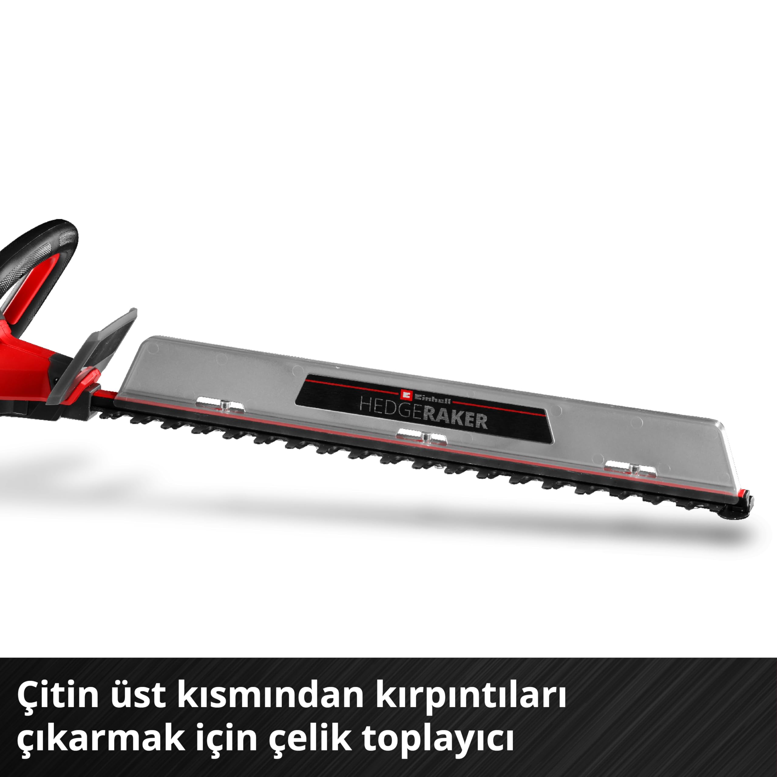 Einhell Profesjonalne akumulatorowe nożyce do żywopłotu GP-CH 18/50 Li BL-Solo Power X-Change (18 V, silnik bezwęglowy, długość cięcia 61 cm, system przeciwblokujący, z pochwą, bez akumulatora)