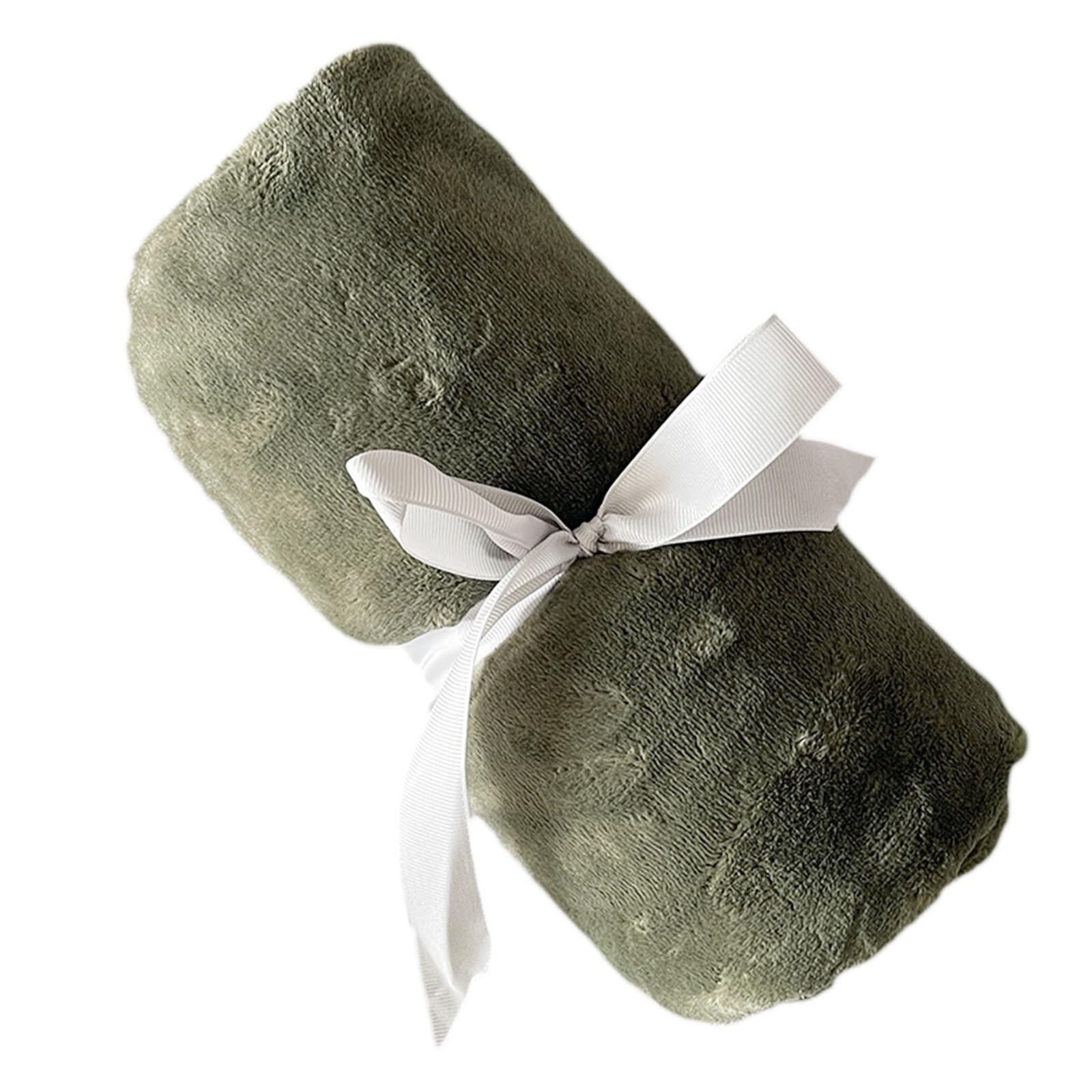 Couverture de genoux en flanelle verte pour vos moments de détente au salon