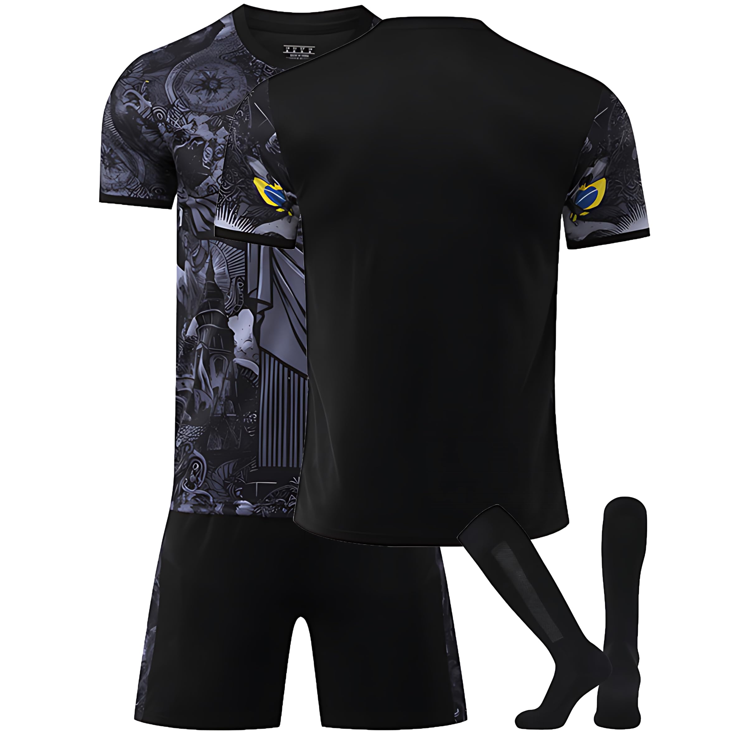 Set Maglia da Calcio per Bambini 2025/2026 – Maglia Personalizzata con Nome e Numero + Pantaloncini + Calzettoni – Regalo Perfetto per Giovani calciatori